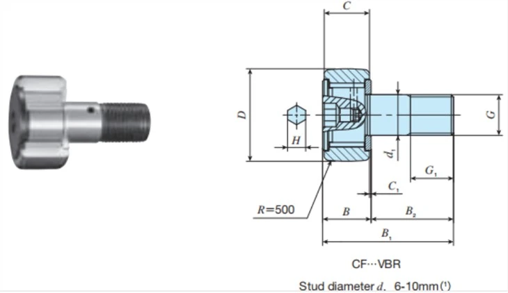 CF10VBUU- Cam Follower And Track Roller