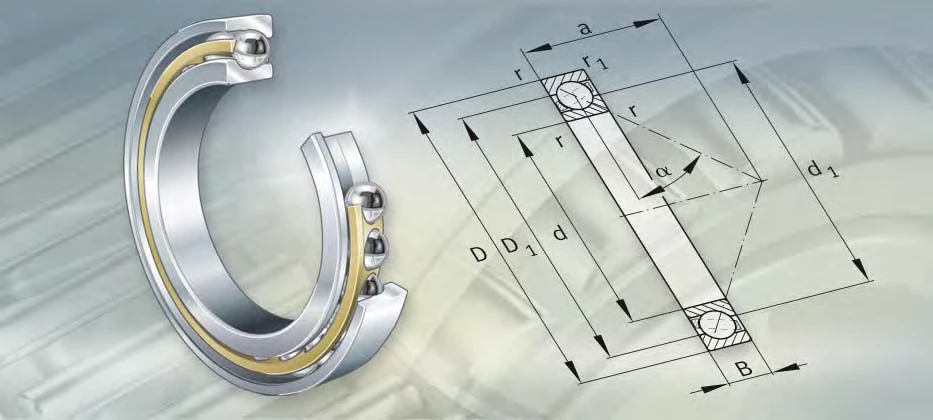 7181060-MPB Single row angular contact ball bearings 7181060-MPB Single row angular contact ball bearings