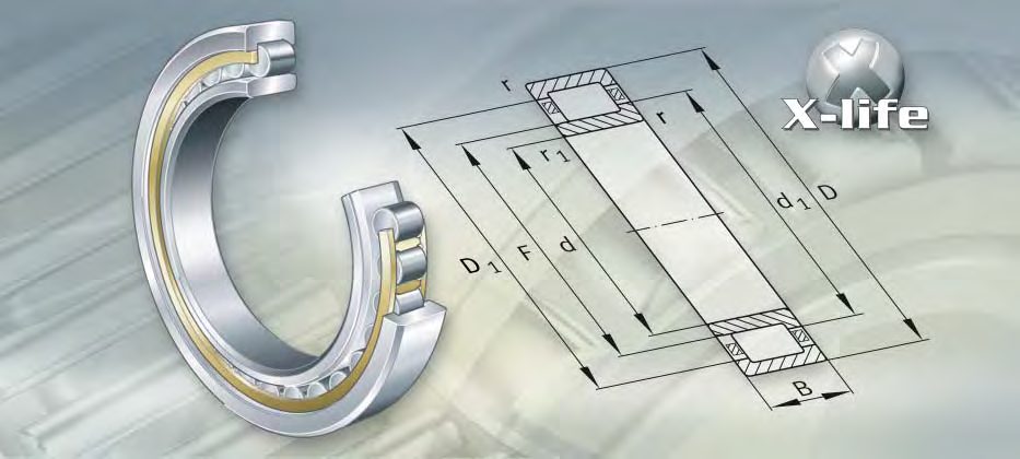 NU1856-M1 bearing drawing NU1856-M1 bearing drawing